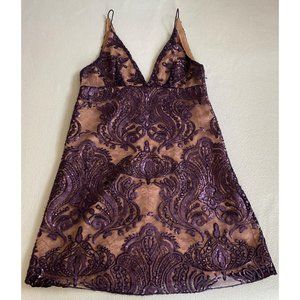 Free People Purple Mini Dress